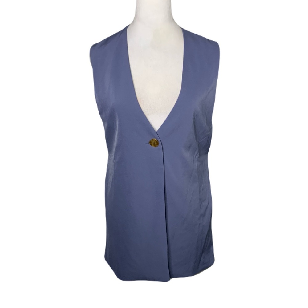 Jason Wu Blue Women’s XS Single Button Career Minimalist Vest Friends Phoebe